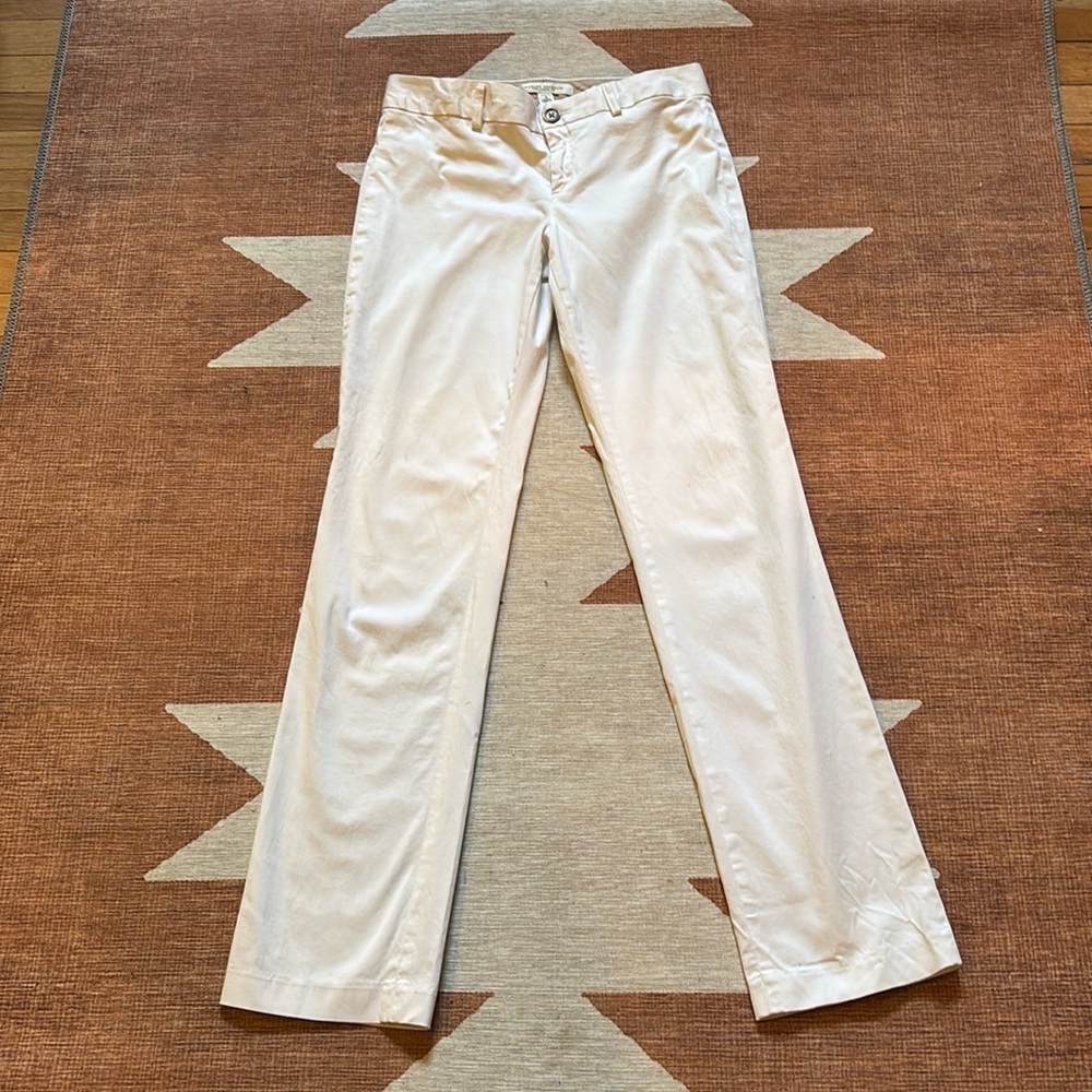 Size 4 Banana Republic white Logan Fit pants